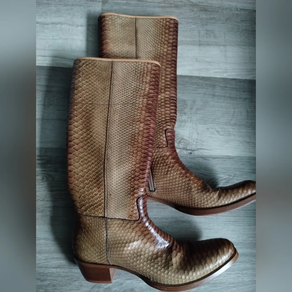 Prada Python Boots 10